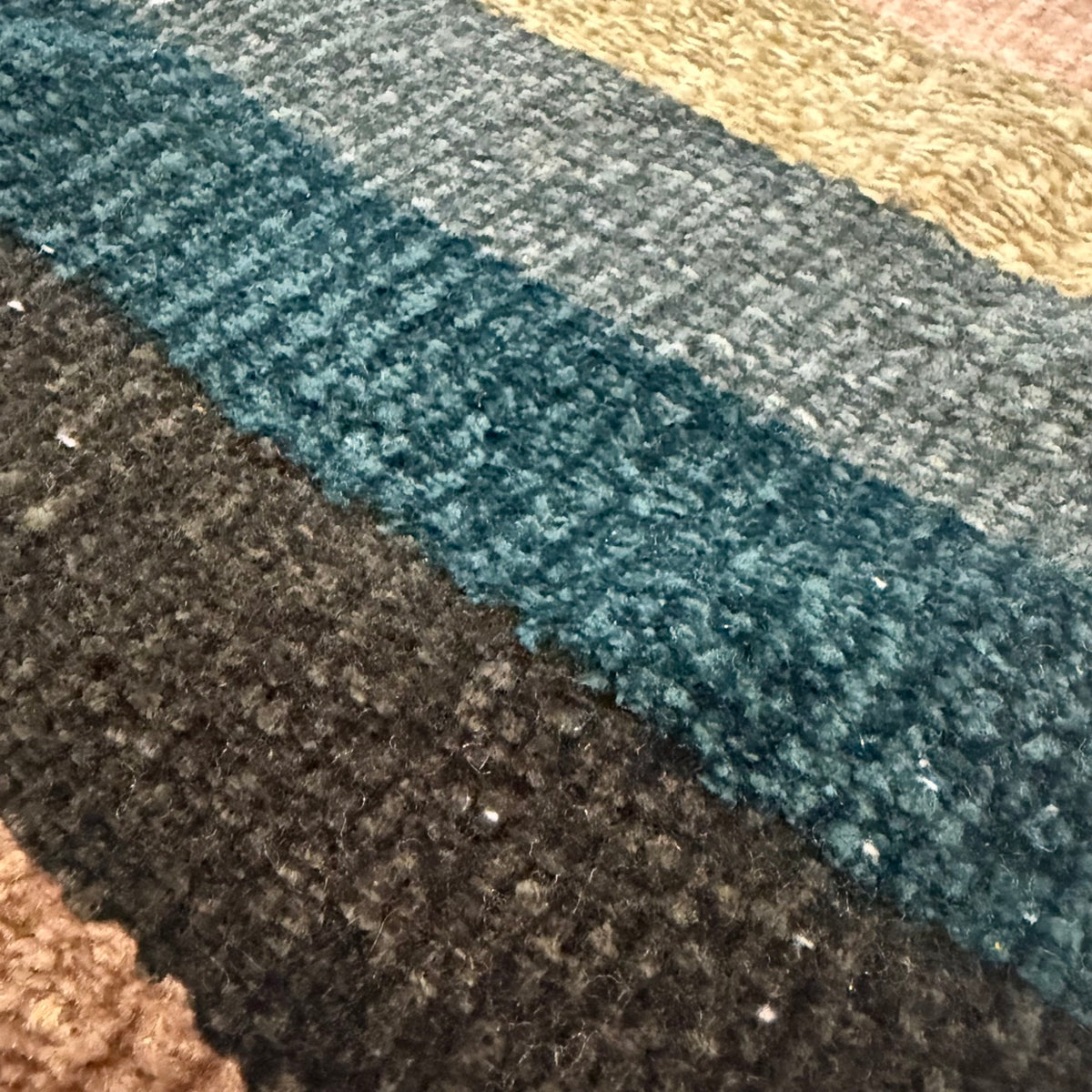 Vintage Handmade Southwestern Flatweave Rug