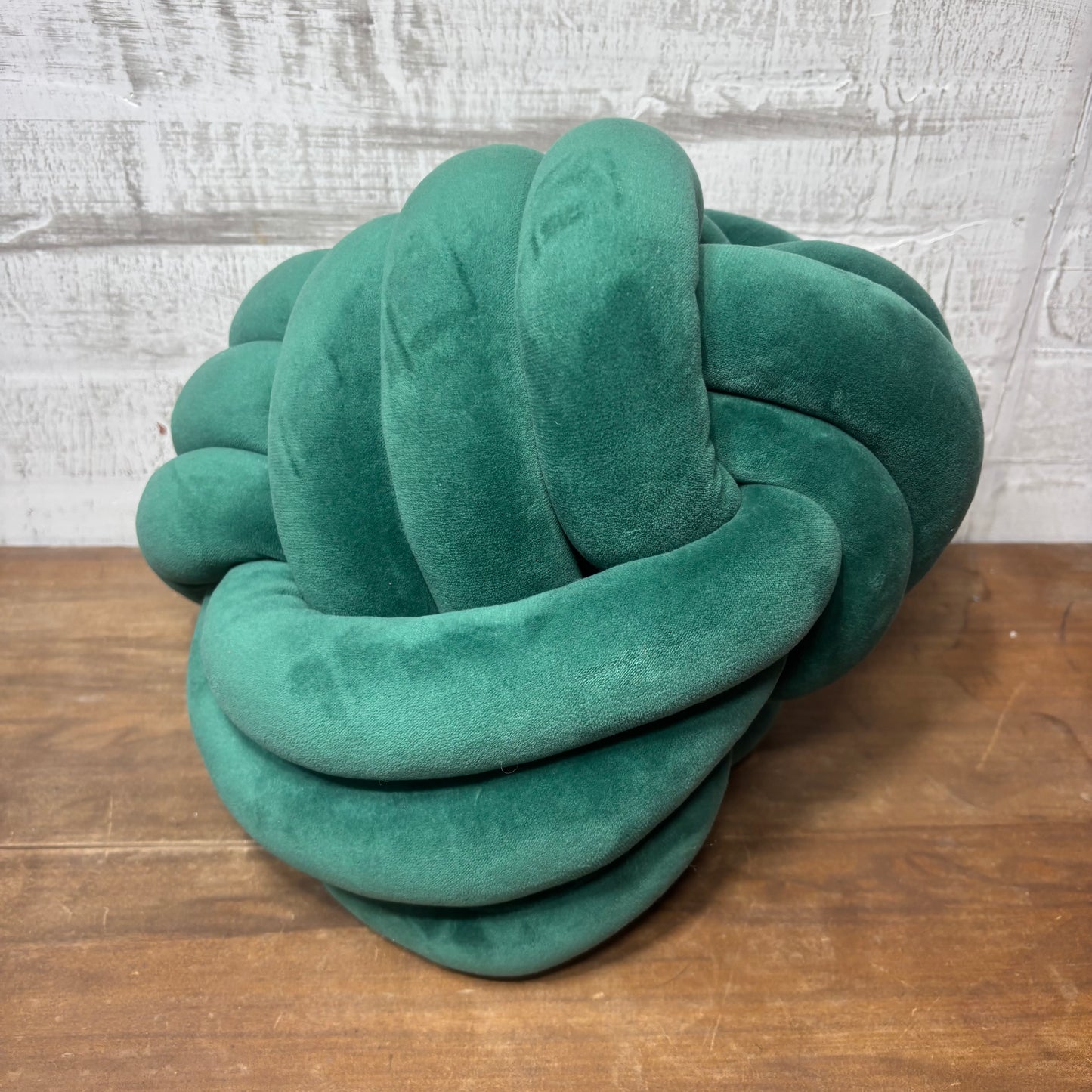 Emerald Green Knott Pillow