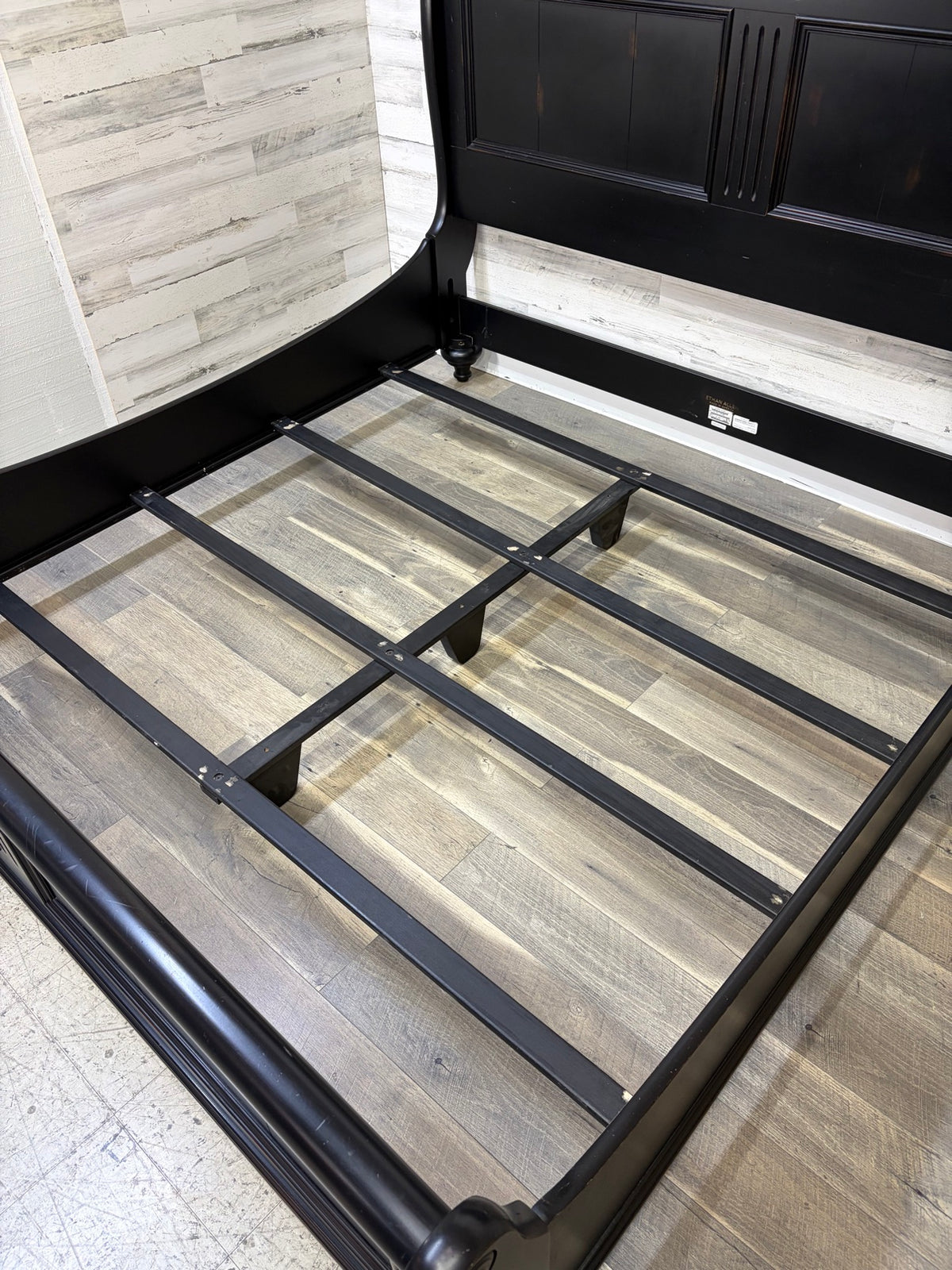 Ethan Allen King Bed Frame - 08 slats