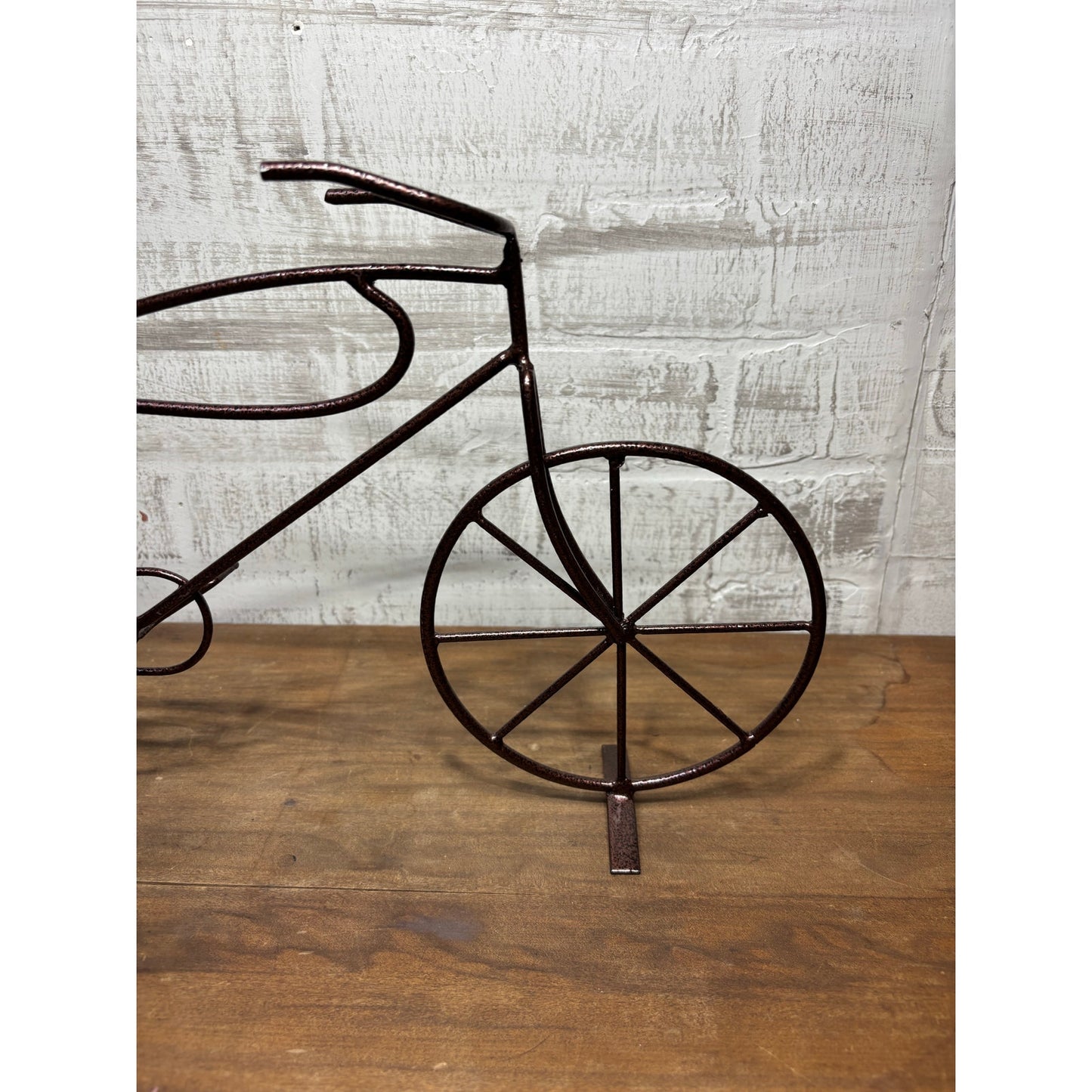 Metal Bicycle Statue