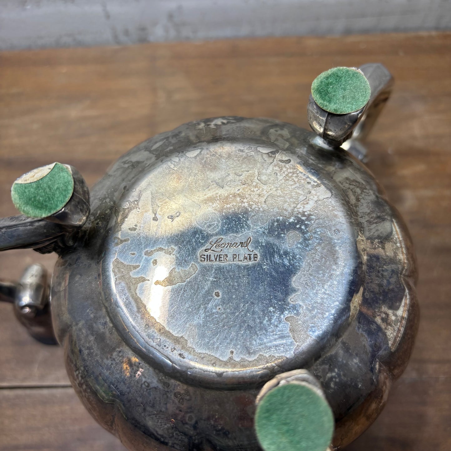 Vintage Leonard Silver Plate Lotus Flower Candle Holder