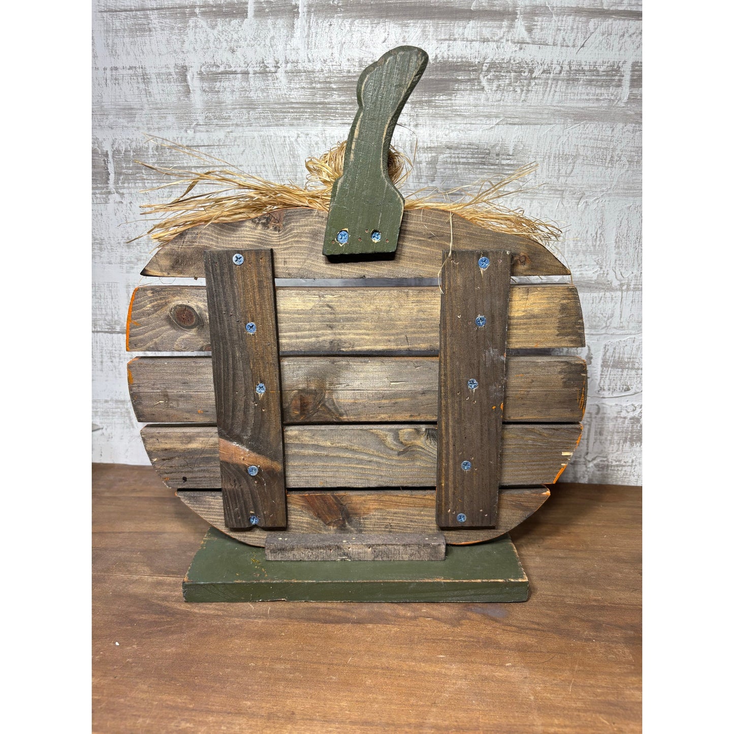 “Thankful, Grateful, Blessed” Pumpkin Decor