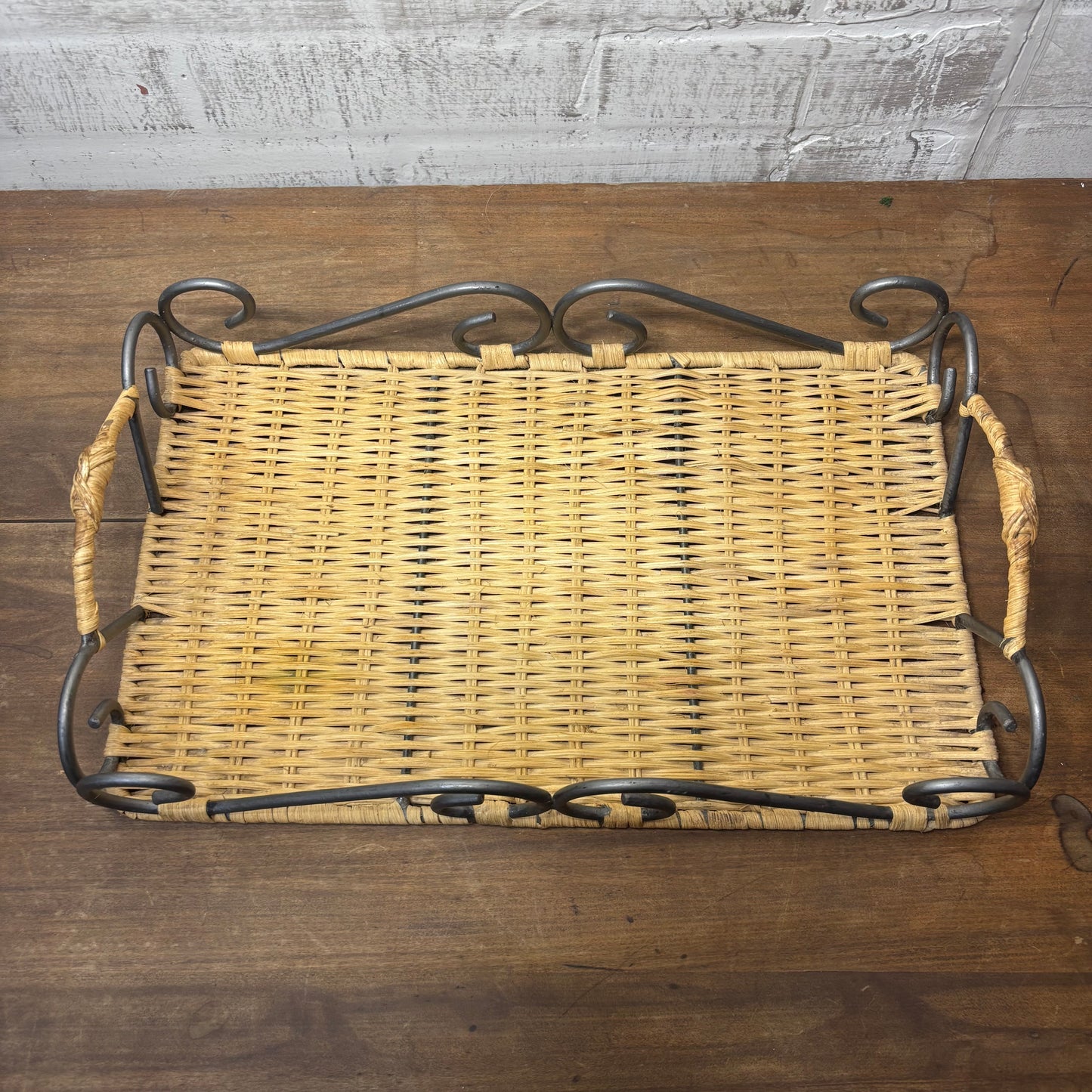 Woven Rattan Tray