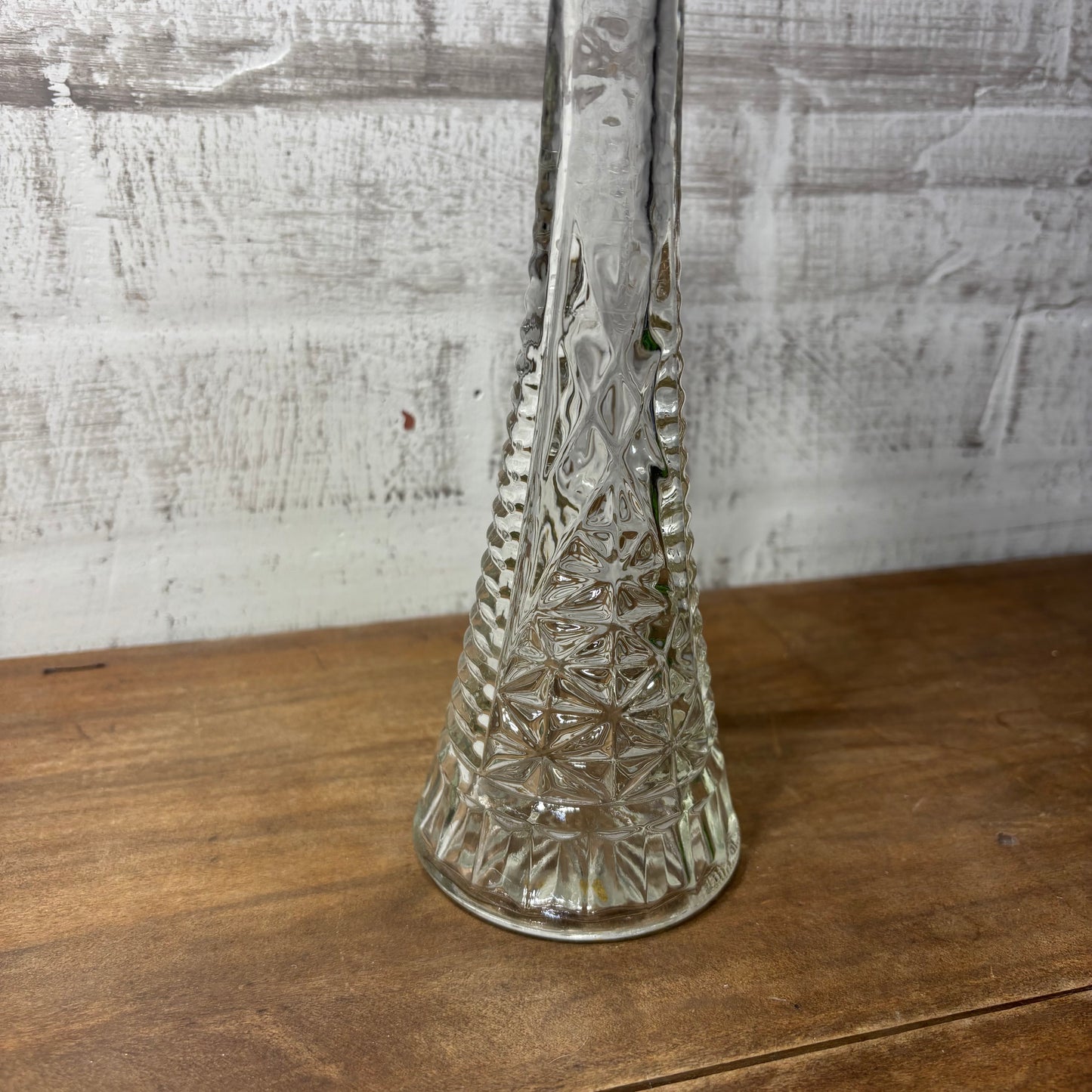 Glass Starburst Design Vase