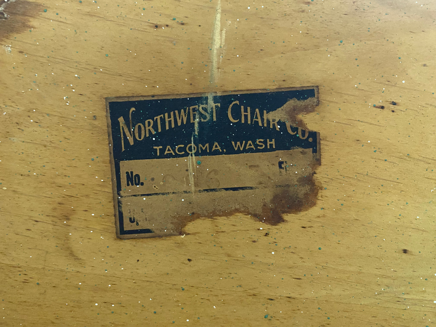 Green Drop Leaf Dining Table