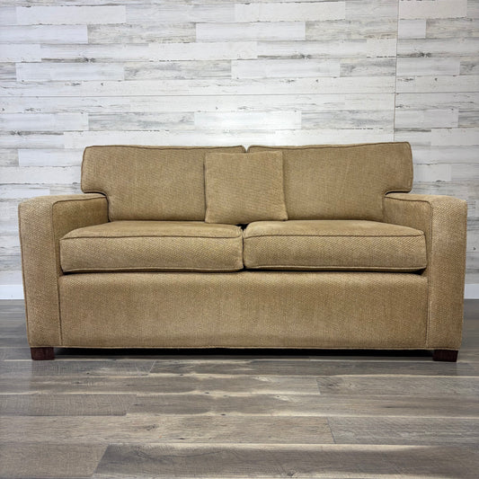 Beige Loveseat Made In USA