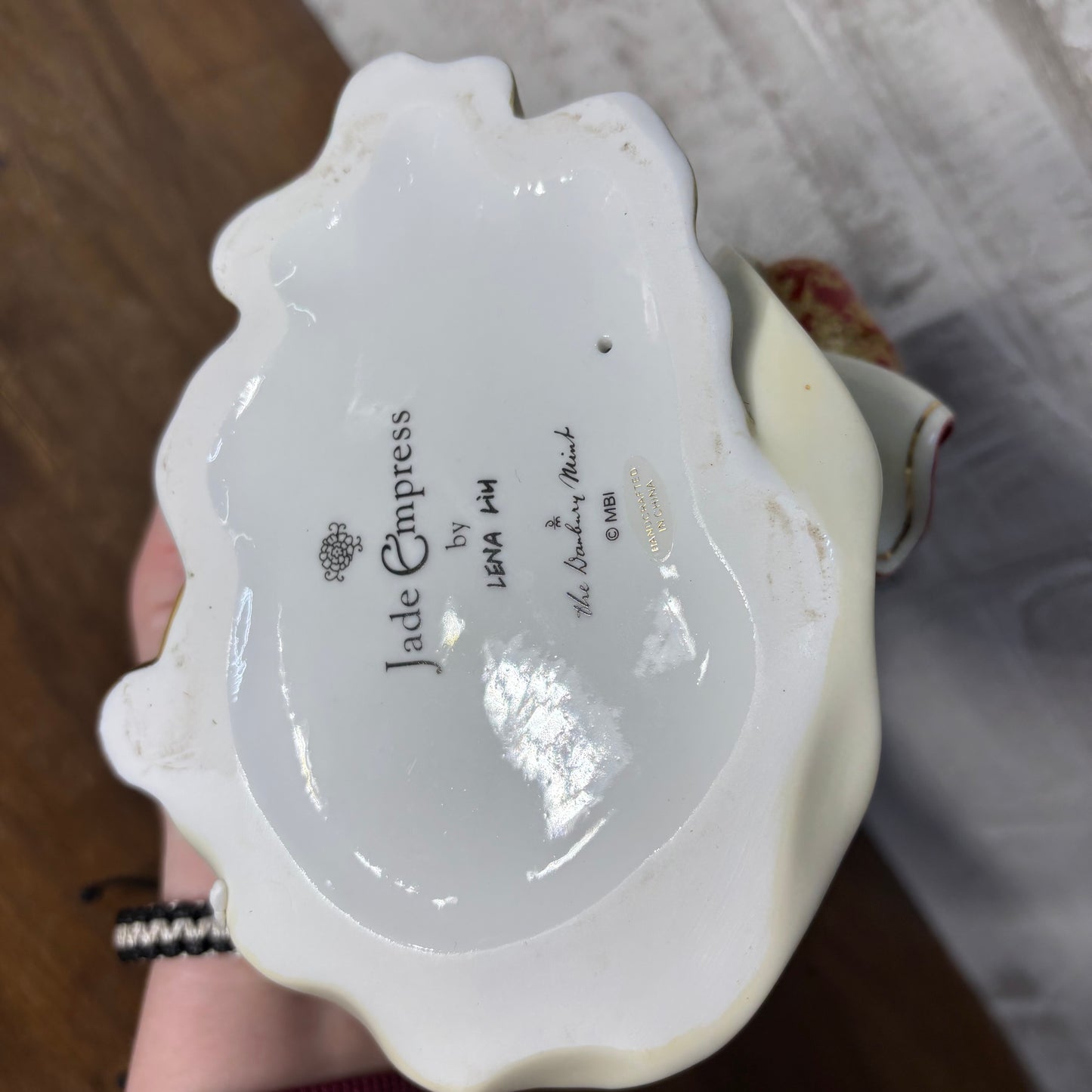 Danbury Mint Lena Liu Jade Empress Porcelain Figurine