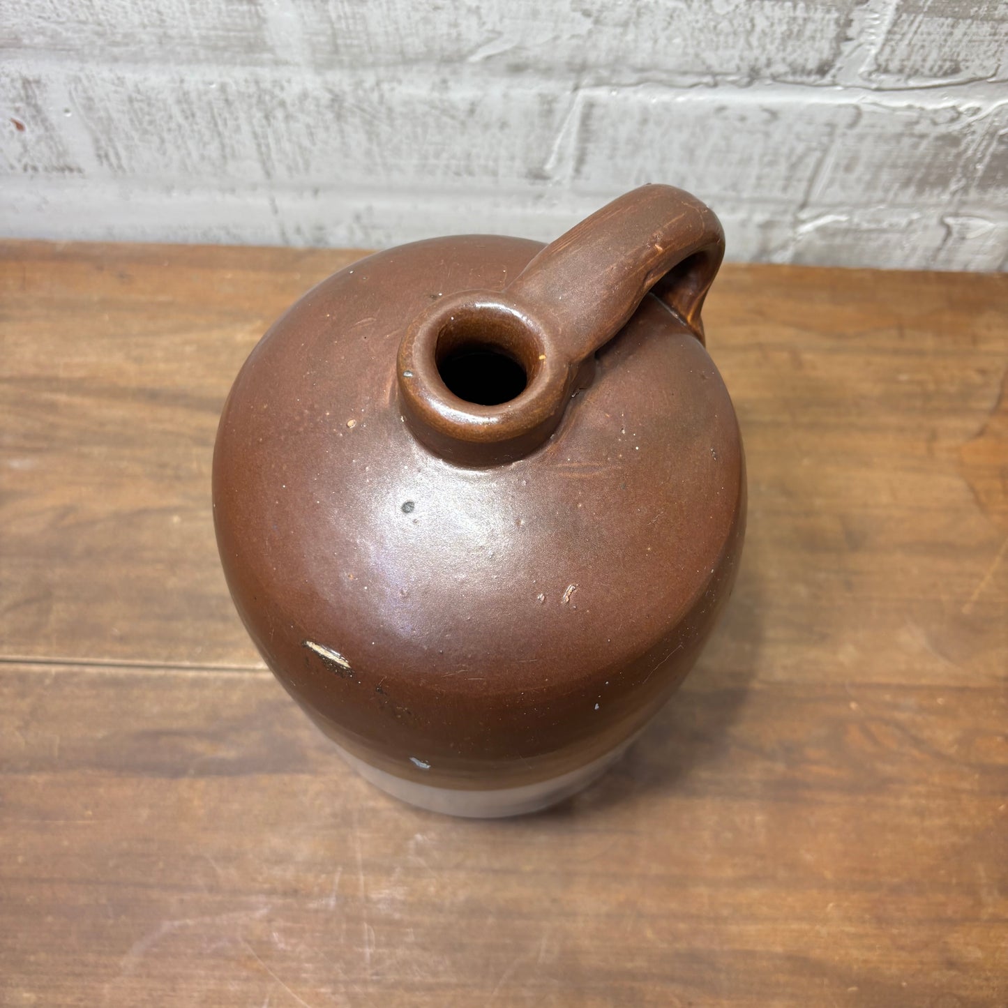 Antique Two Tone Stoneware Jug