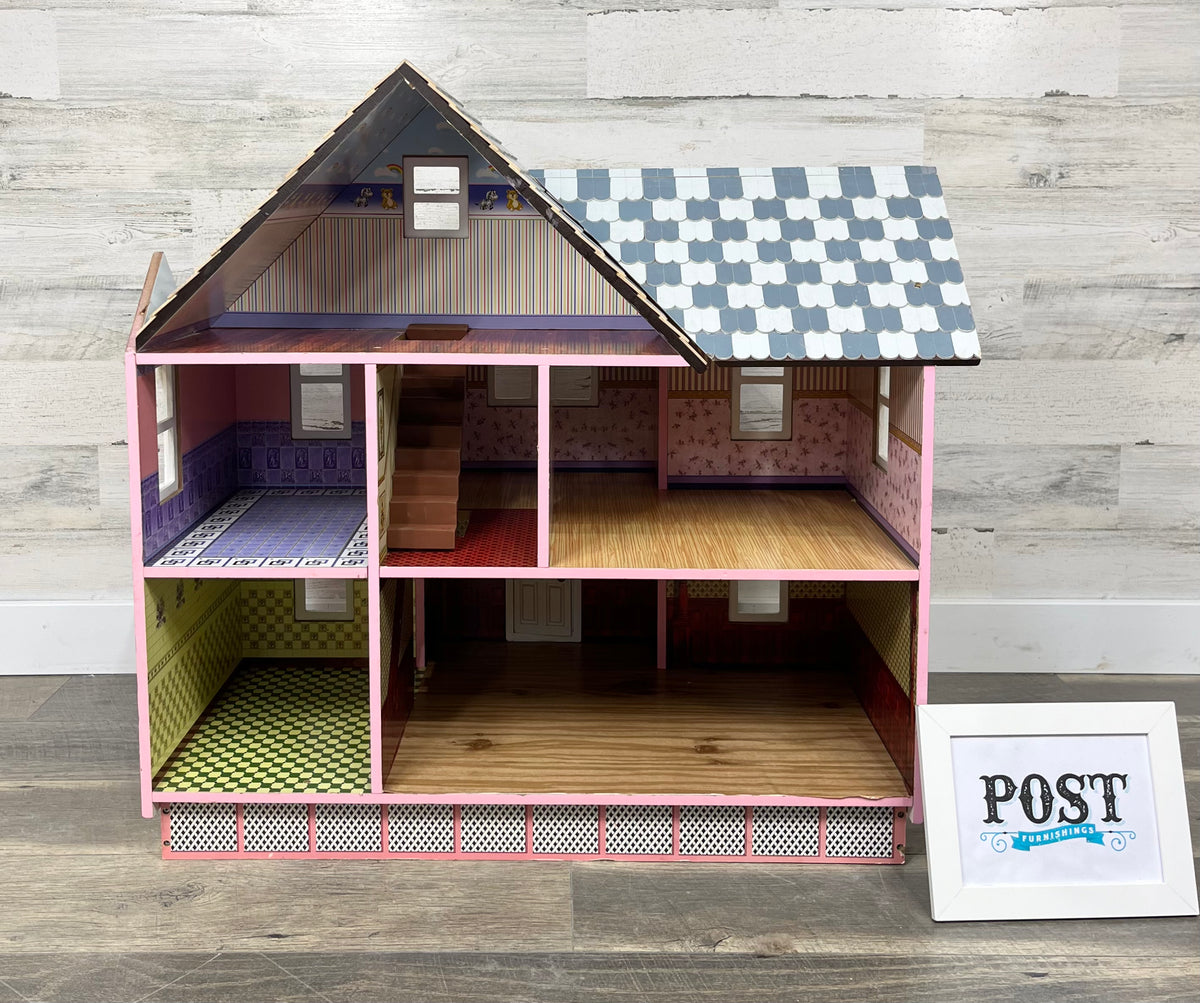 Melissa & doug classic heirloom victorian wooden dollhouse deals