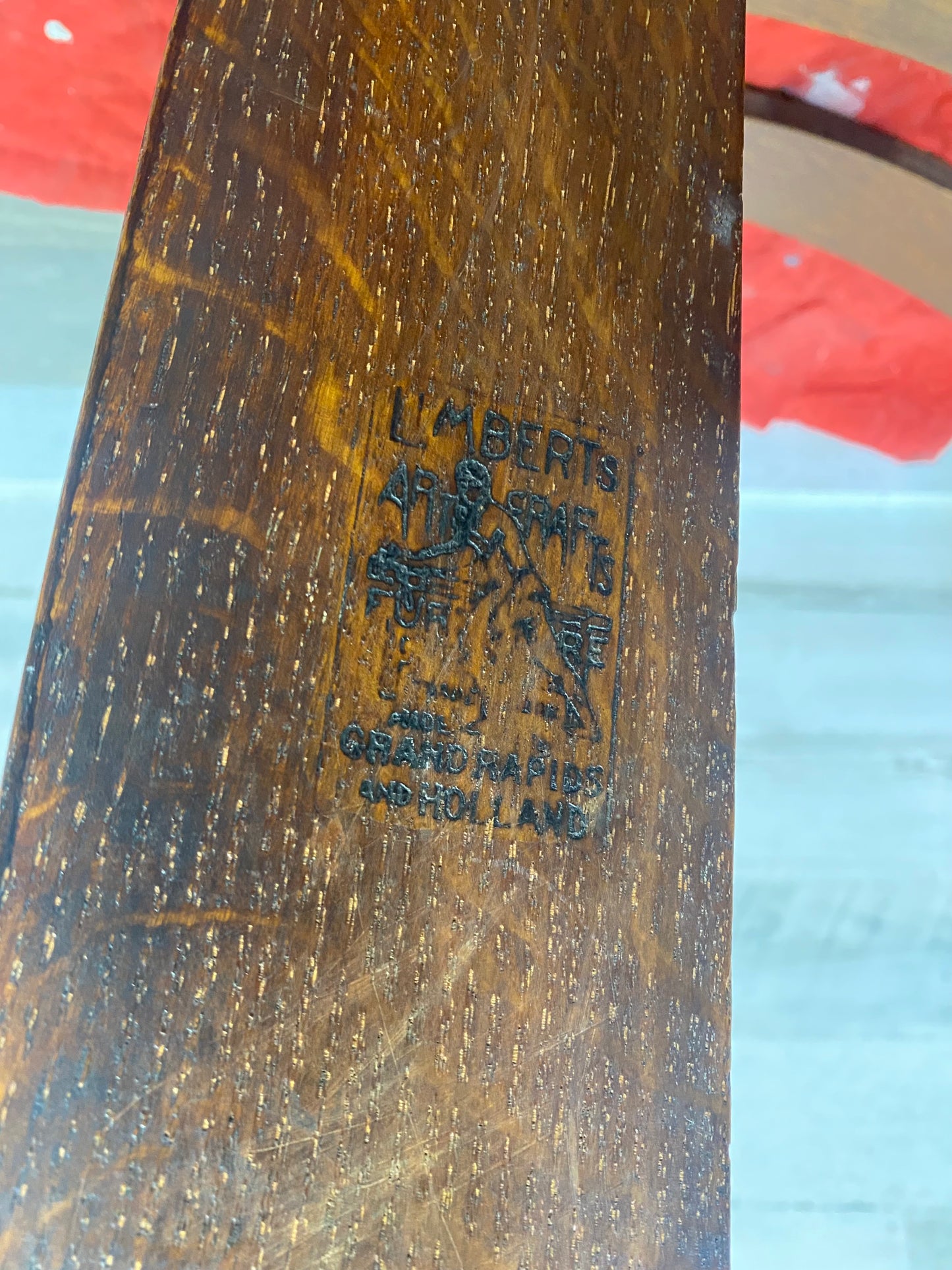 Limbert Antique Mission Oak Rocker Rocking Chair