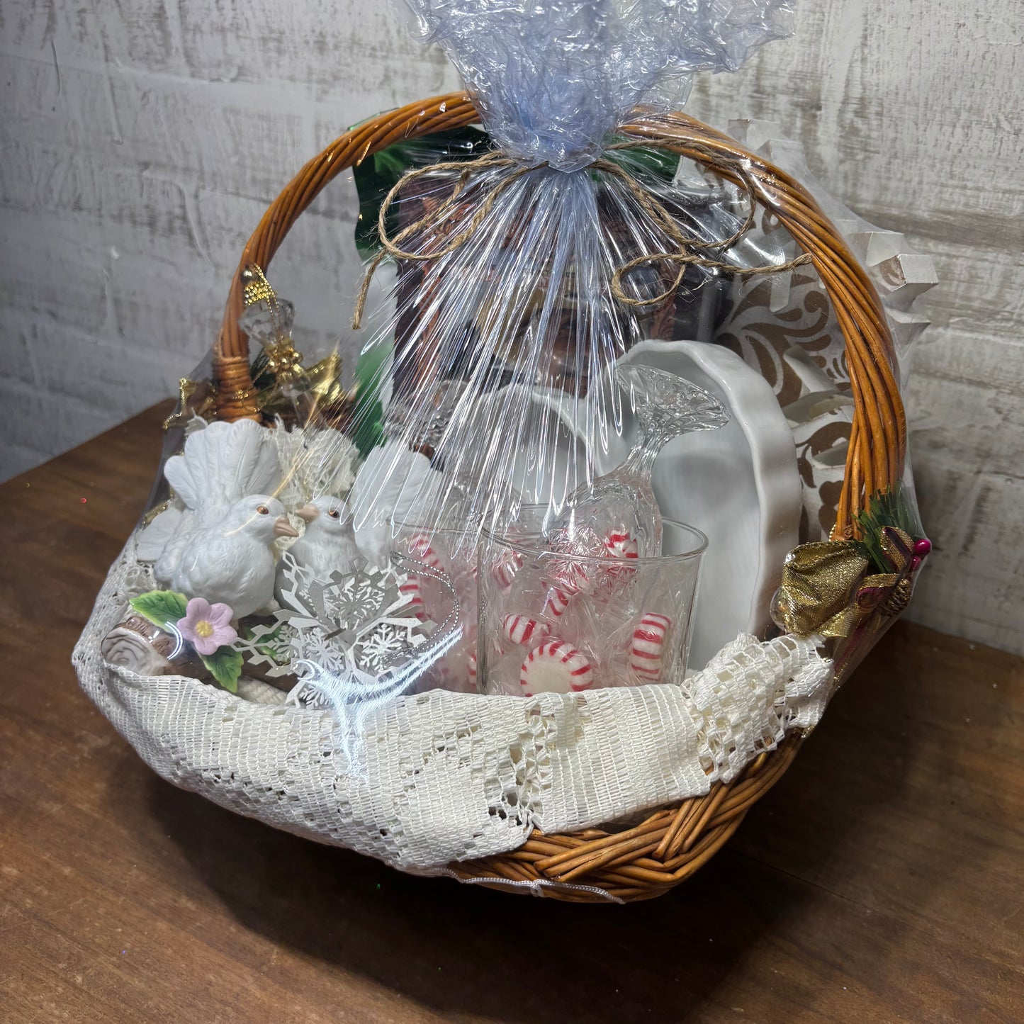 Dove Theme Gift Basket
