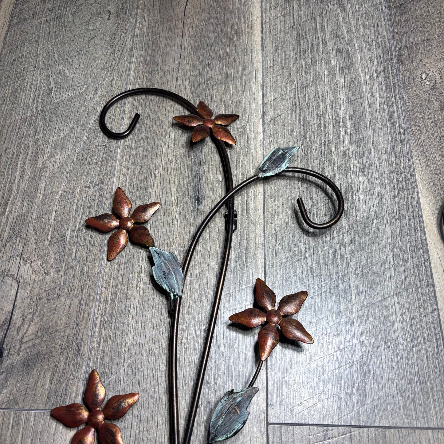 Floral Metal Wall Decor Set Of 2