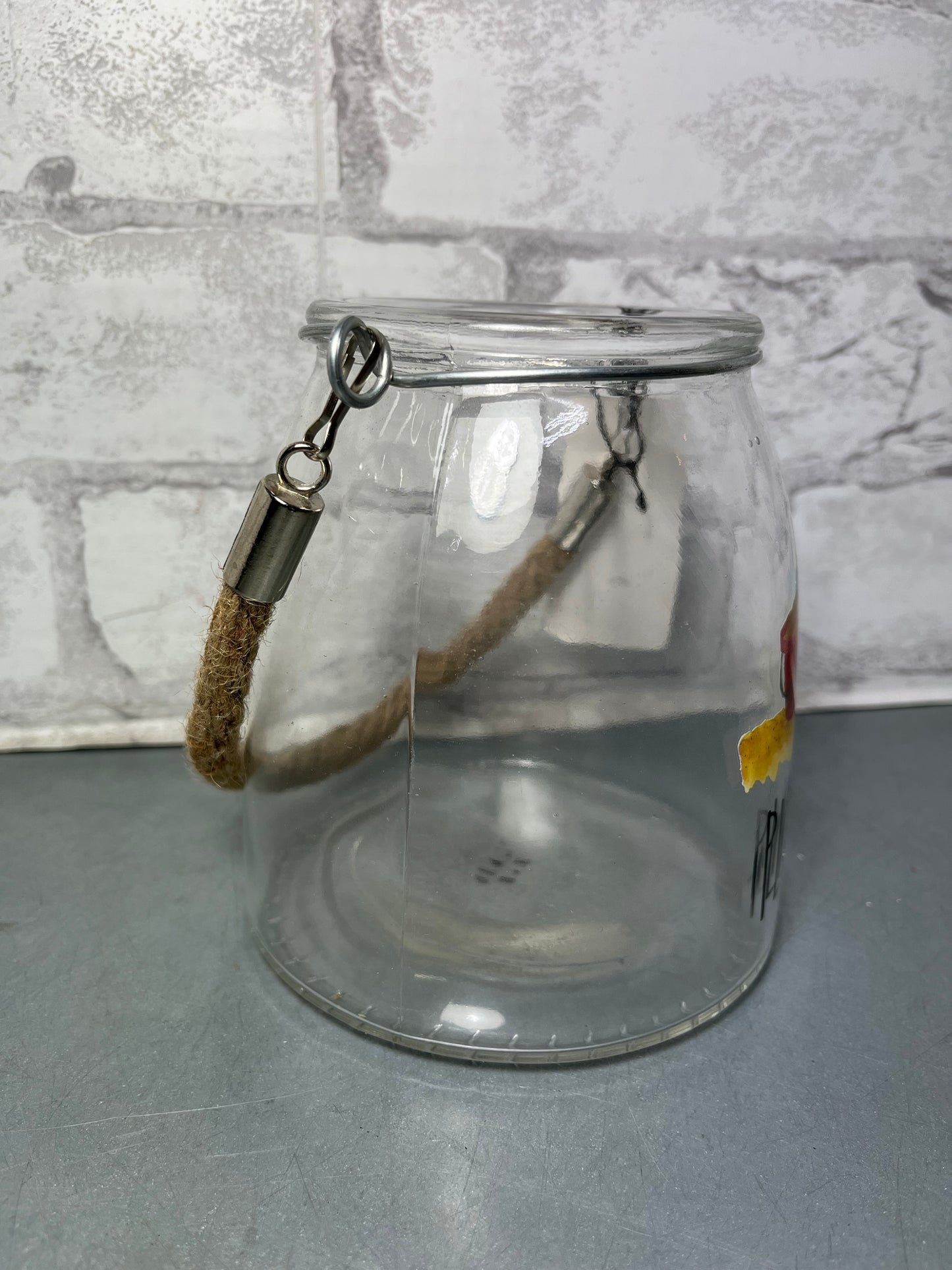 Rae Dunn “Play” Glass Jar