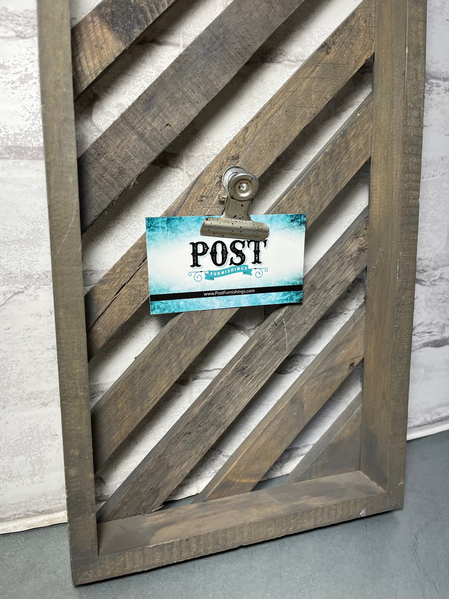 Rustic Wood Clipboard Photo Display