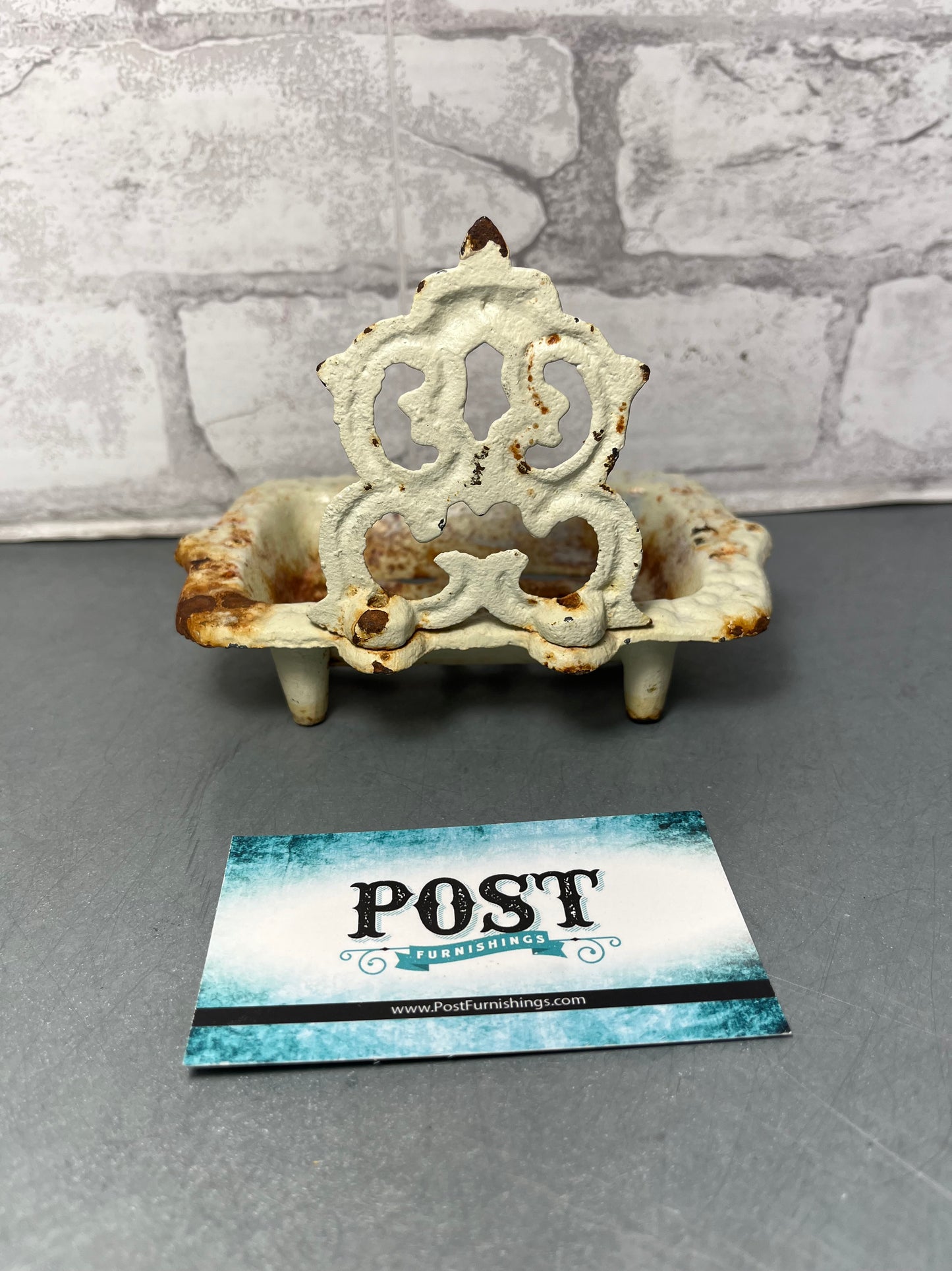Antique Cast Iron Soap Dish