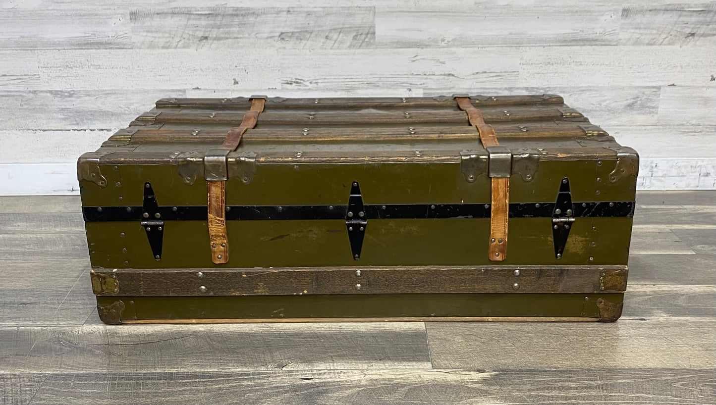 Vintage Travel Steamer Trunk