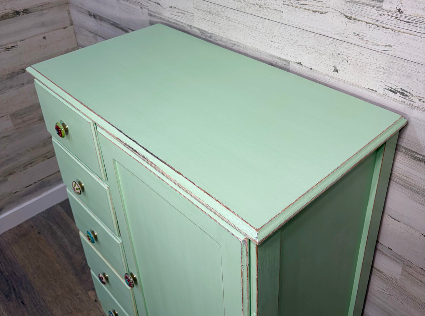 Armoire Dresser Mint Green