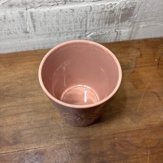 Pink Geometric Pot