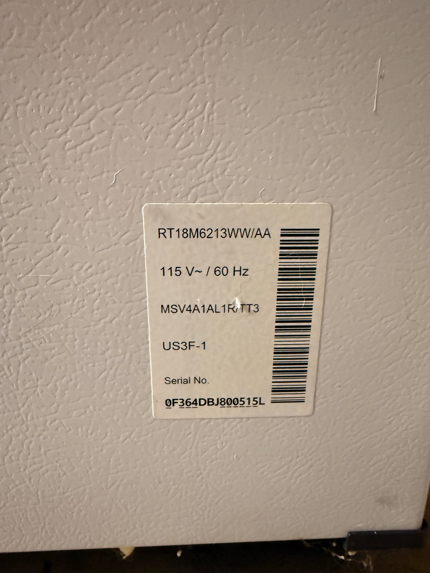 Samsung Refrigerator/ Freezer