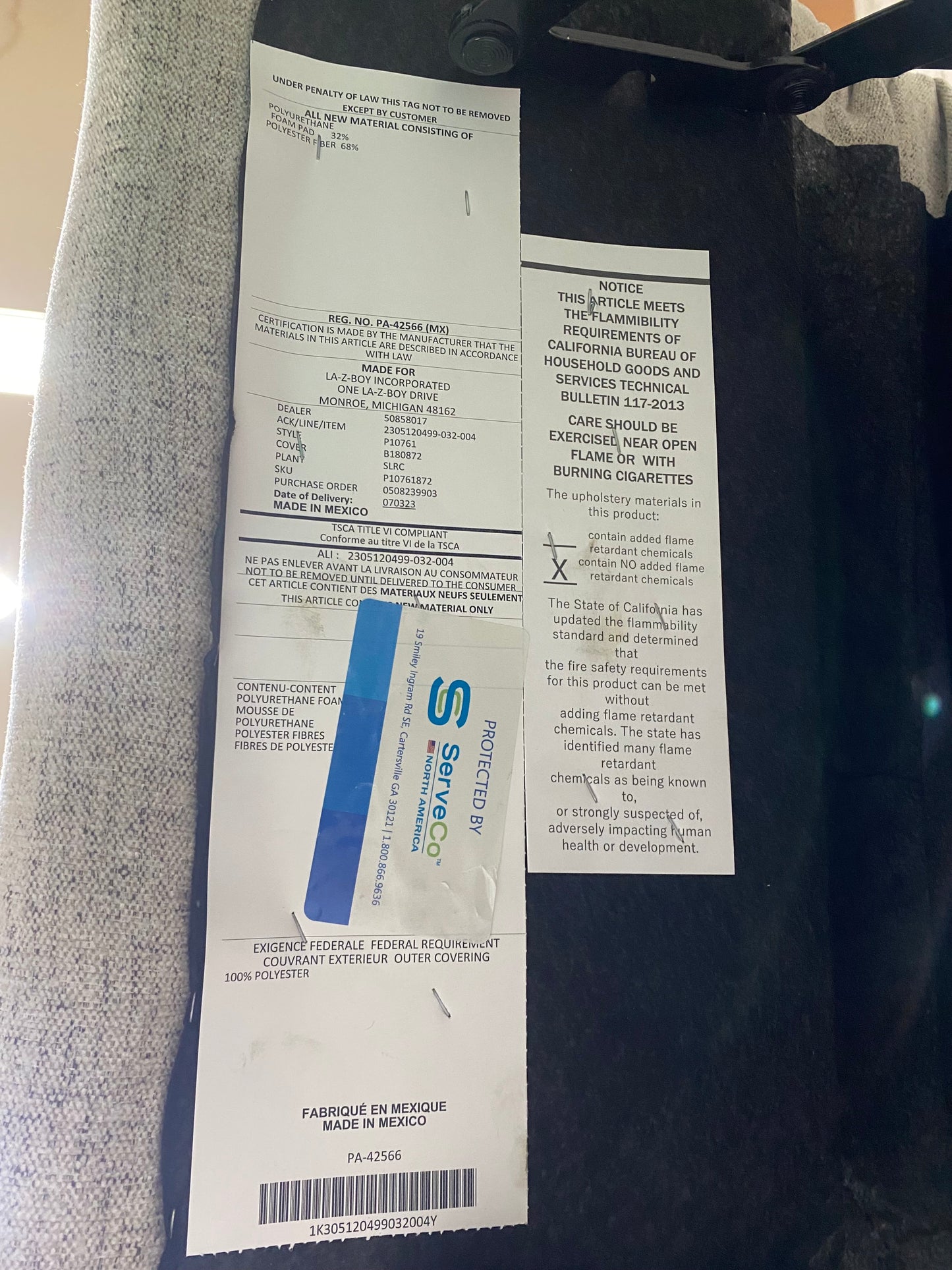 La-Z-Boy Power Rocker Recliner Chair - LaZBoy