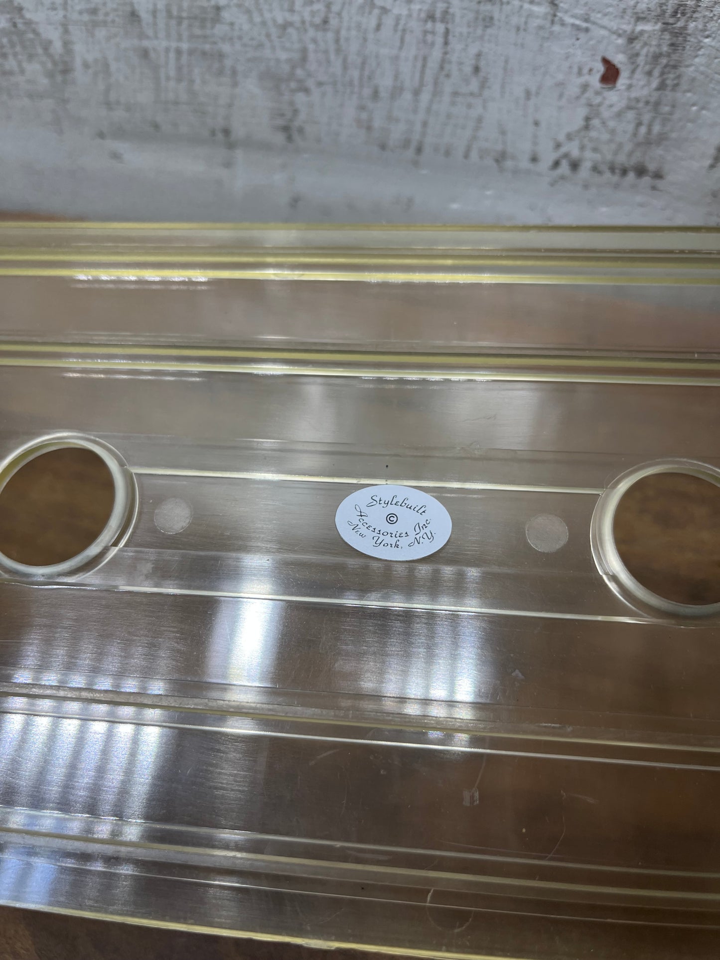 Vintage Mid Century Silver Chrome Tissue Box