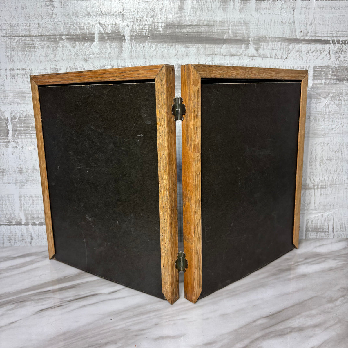 Vintage Oak Double Frame