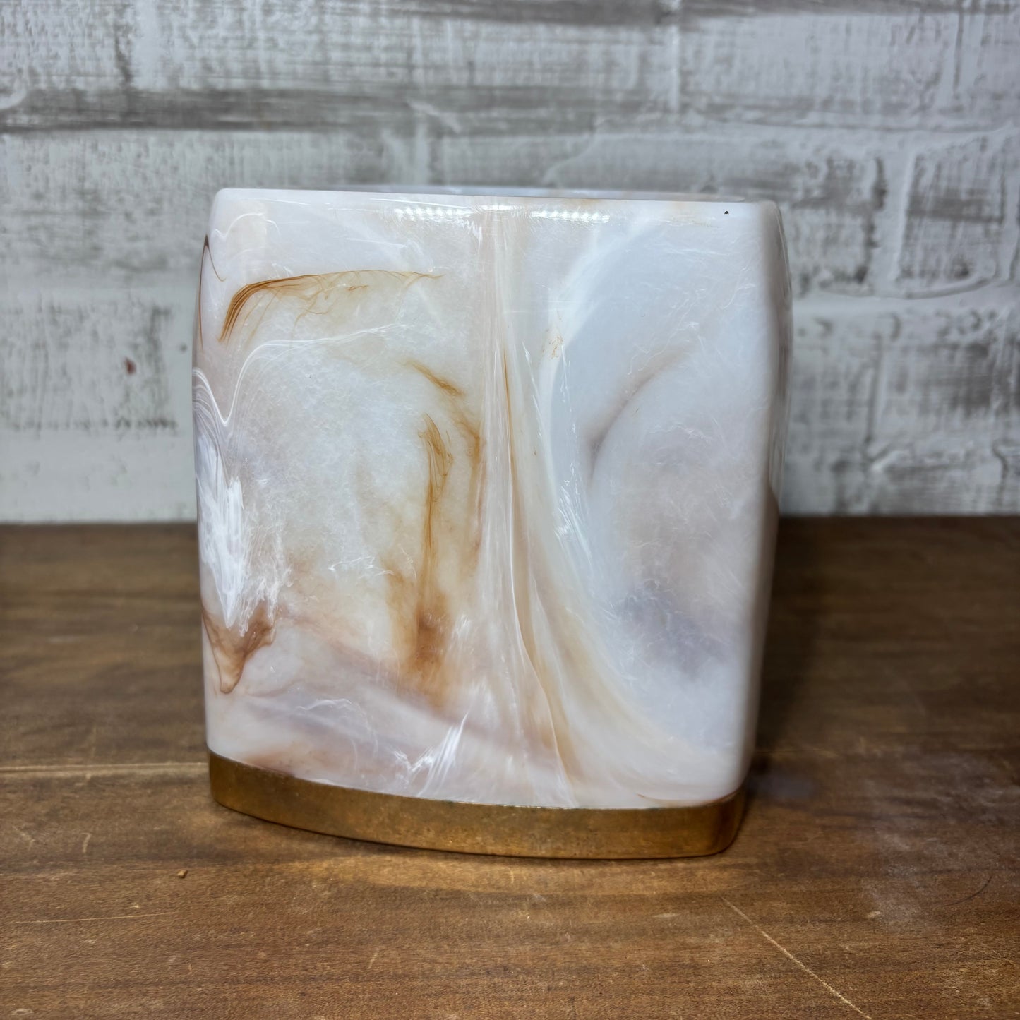 Faux Marble Tissue Cover