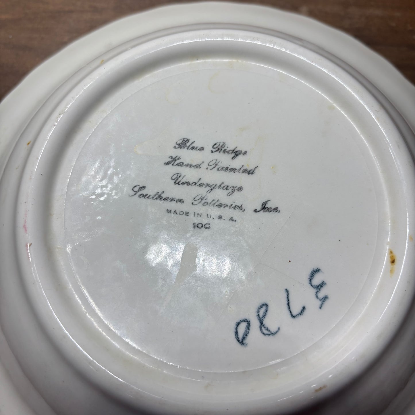 Vintage Blue Ridge Southern Potteries Serving Bowl Table