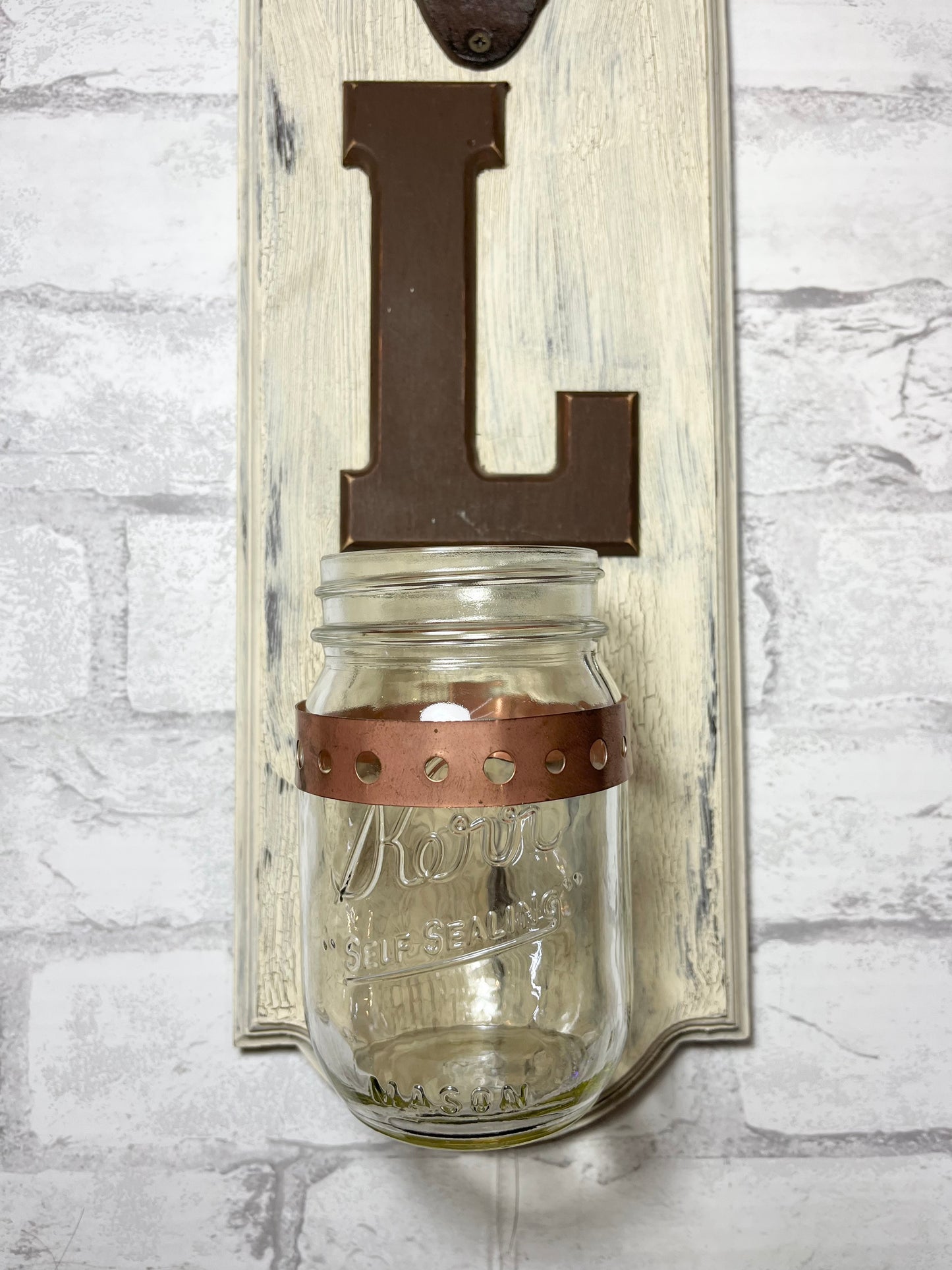 Rustic Farmhouse “L” Bottle Opener