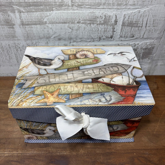 Coastal Theme Keepsake Box