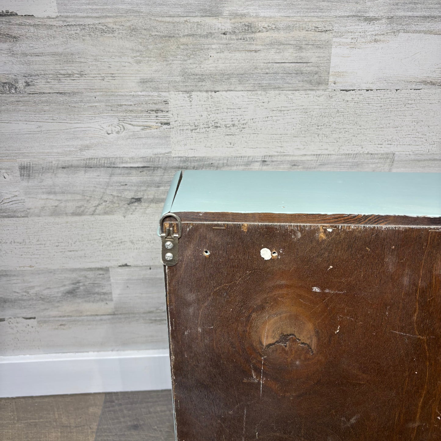 Wall Mounted Wood Storage Cabinet W/ Cane Door