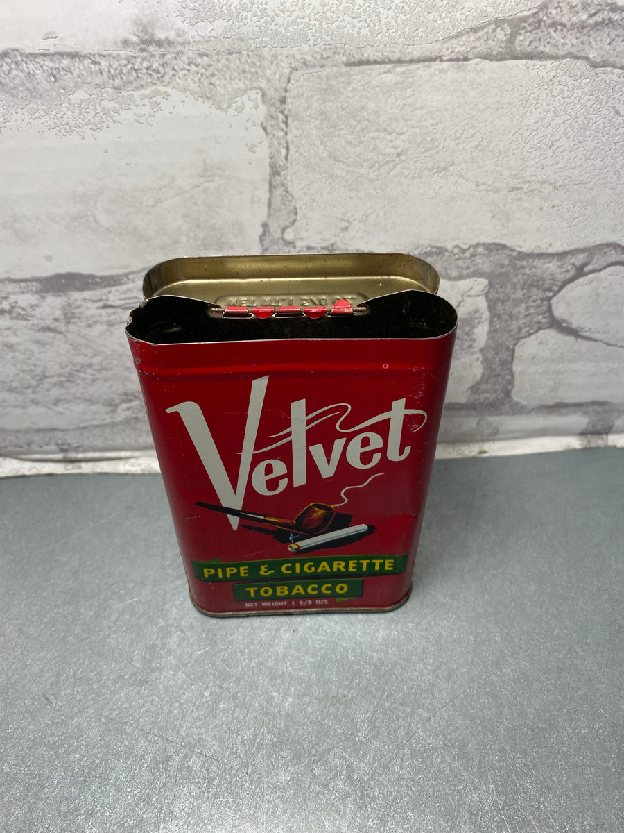 Vintage Velvet Pipe & Tobacco Tin – Post Furnishings