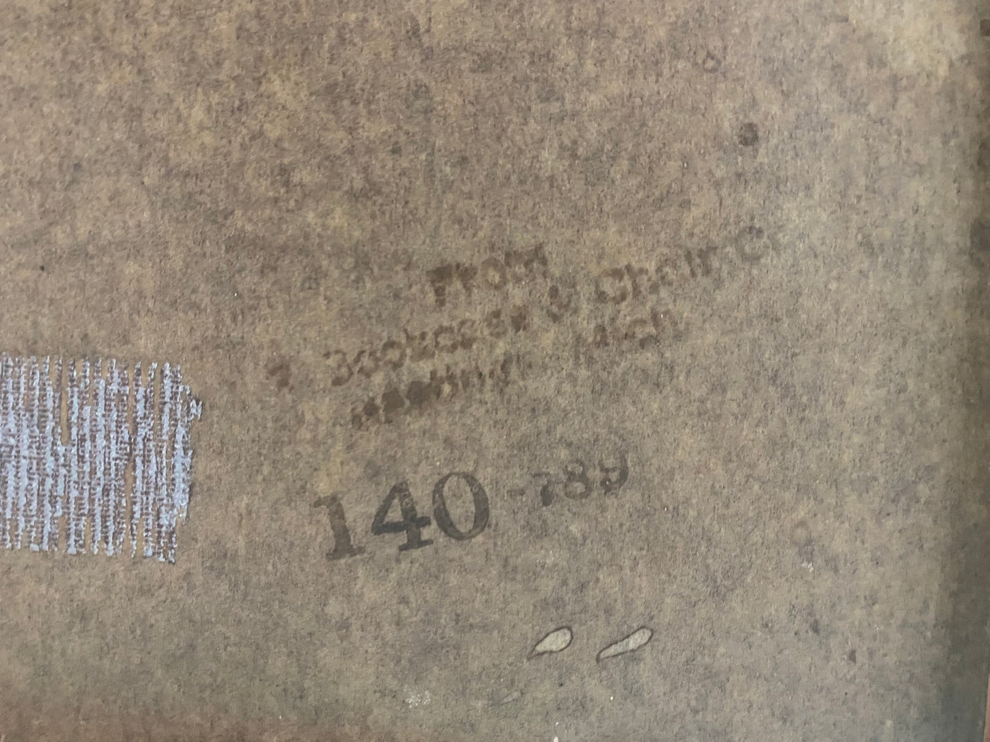 Mid Century Modern Walnut Coffee Table with Black Laminated Top