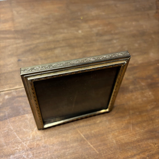 Vintage Style Square Gold Metal Picture Frame