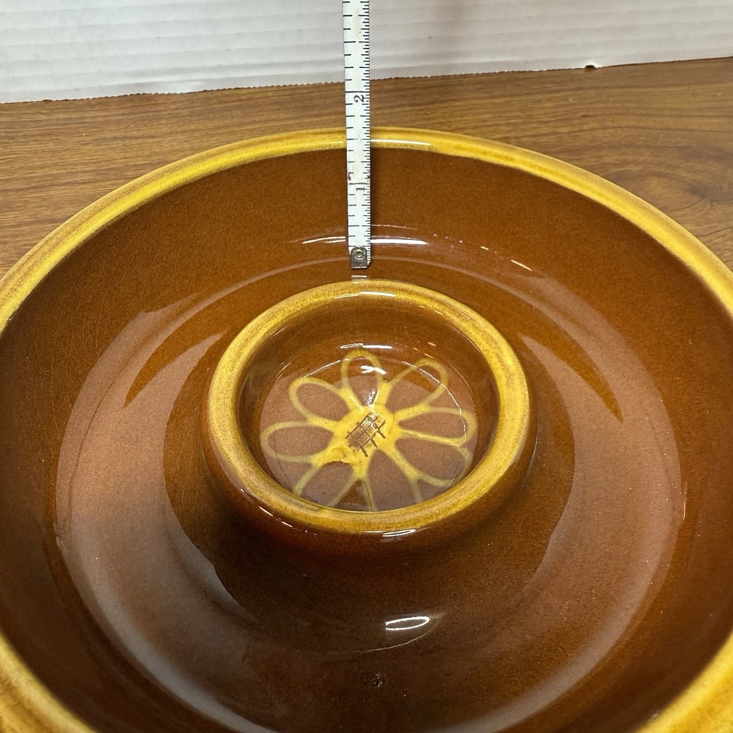 Vintage Williams Sonoma Ceramic Sunflower Dip Olive Bowl