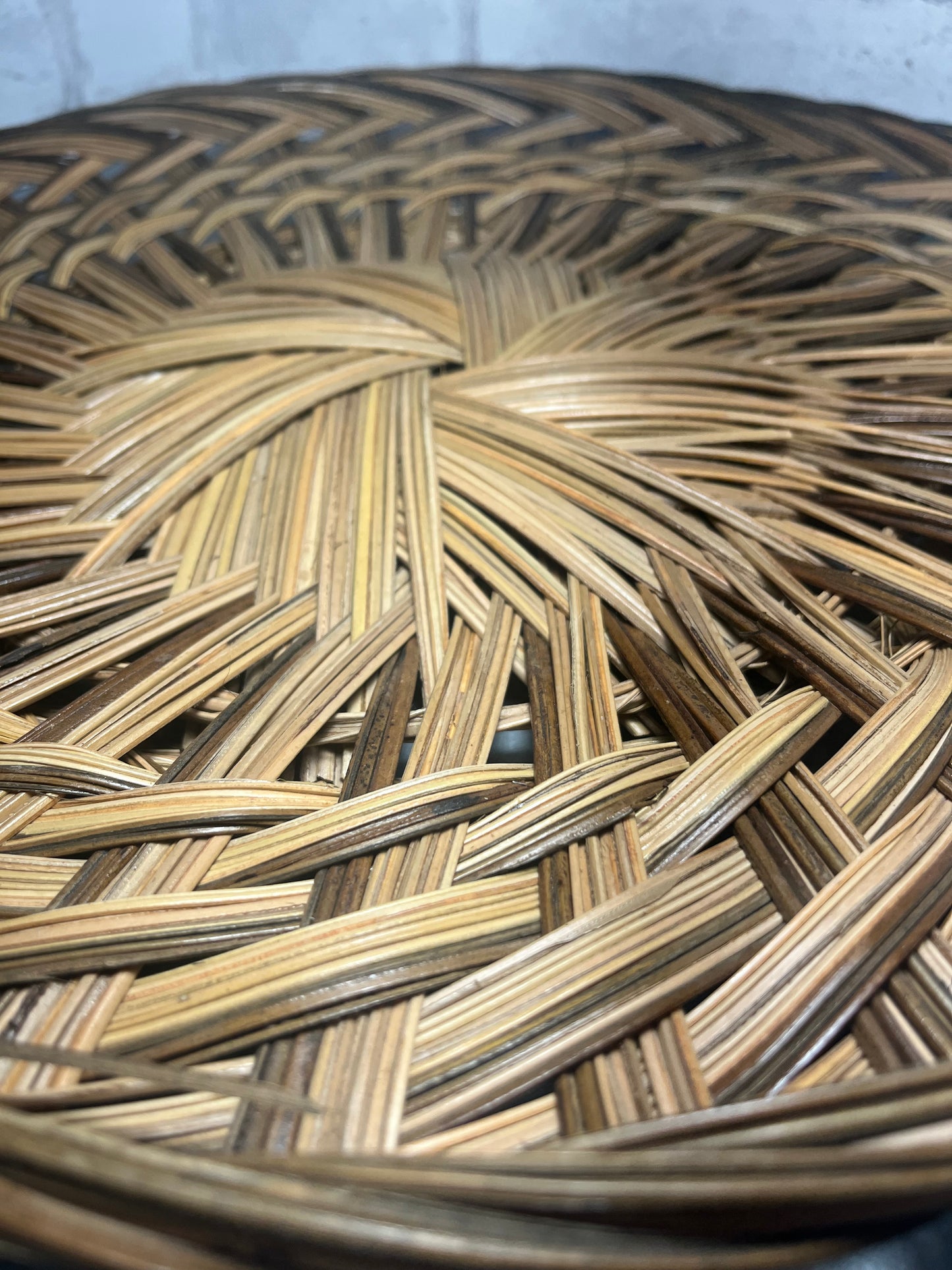Wicker Round Tray