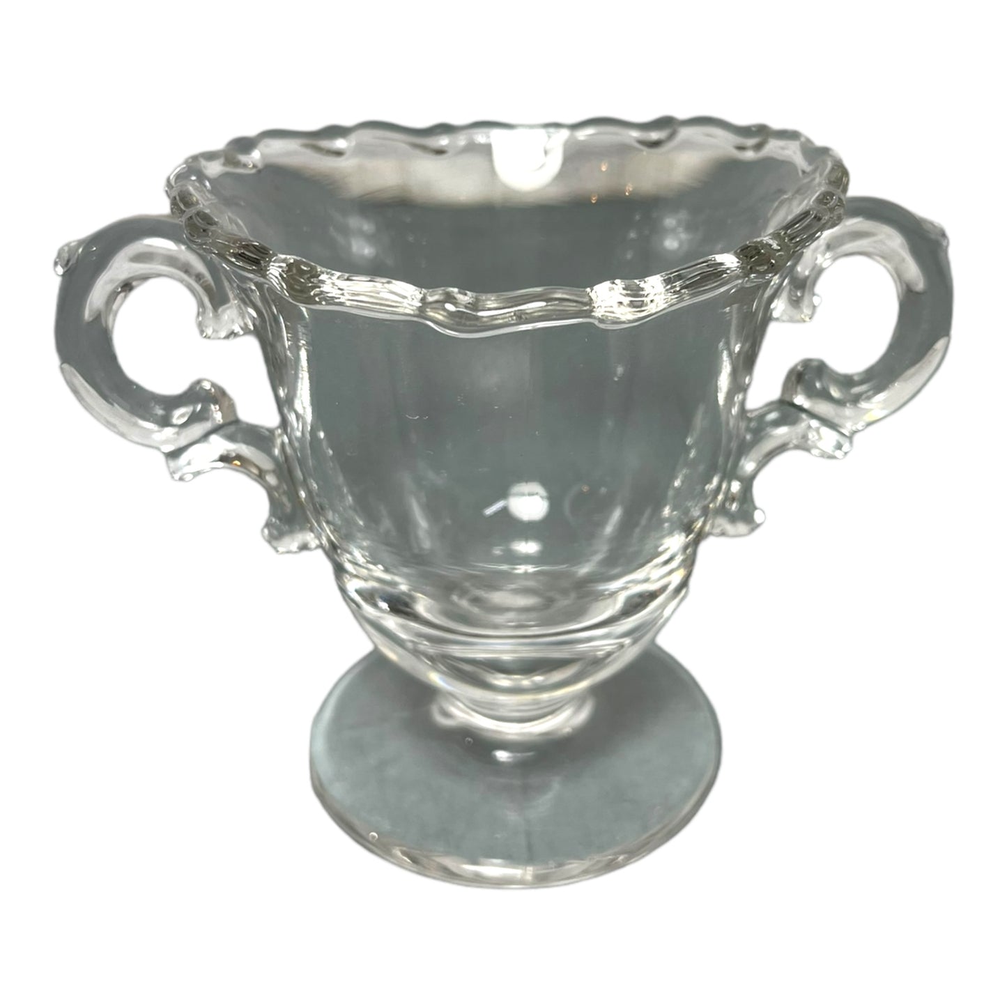 Vintage Fostoria Century Glass Sugar & Creamer with Tray