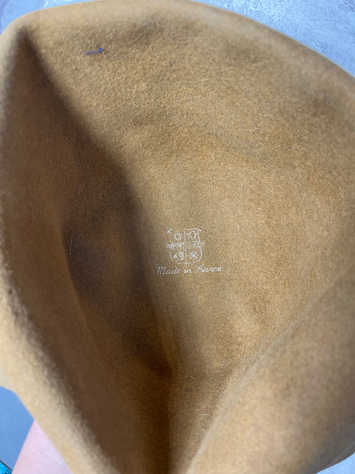 Imported Body Tan Wool Hat