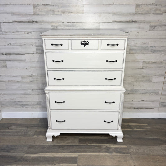 Tall White Dresser