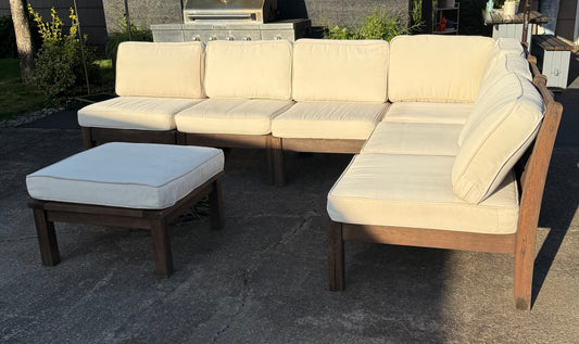 Pottery Barn 7pc Outdoor Sectional Couch