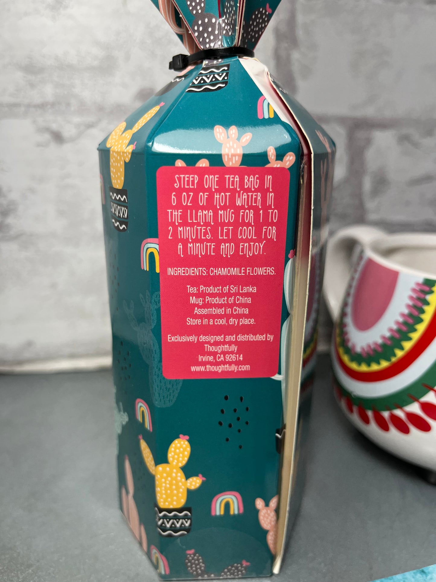 Thoughtfully Gourmet Llama Mug W/ Chamomile Tea