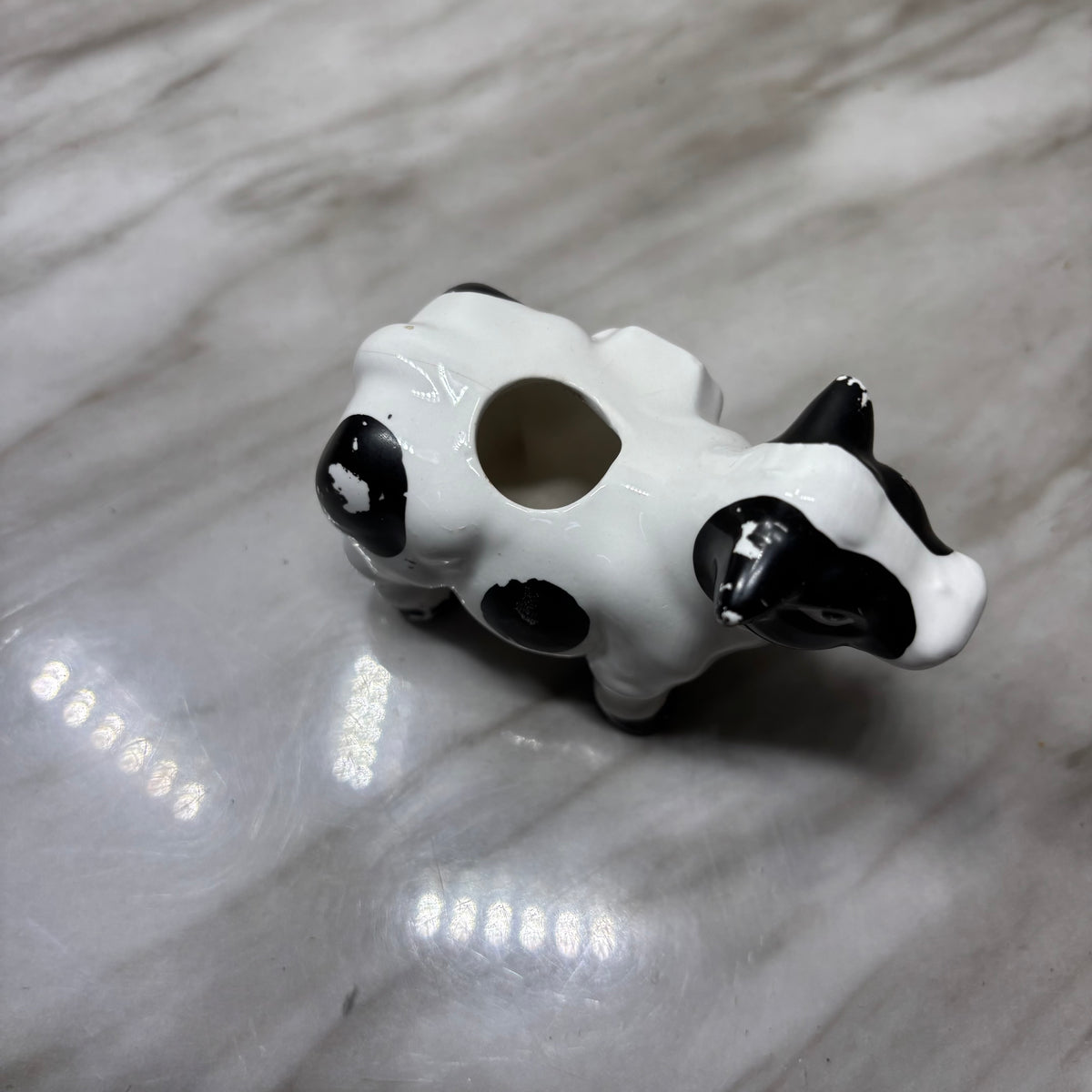 Vintage Cow Toothpick Reno Souvenir Holder