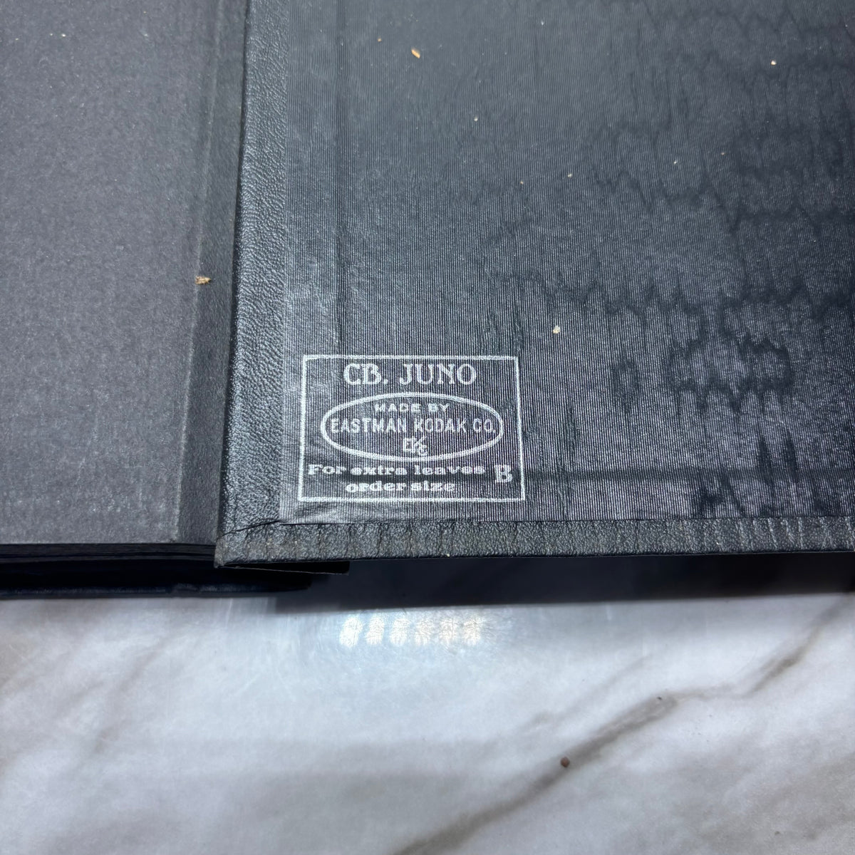 Vintage Embossed Photographs String Bound Photo Album