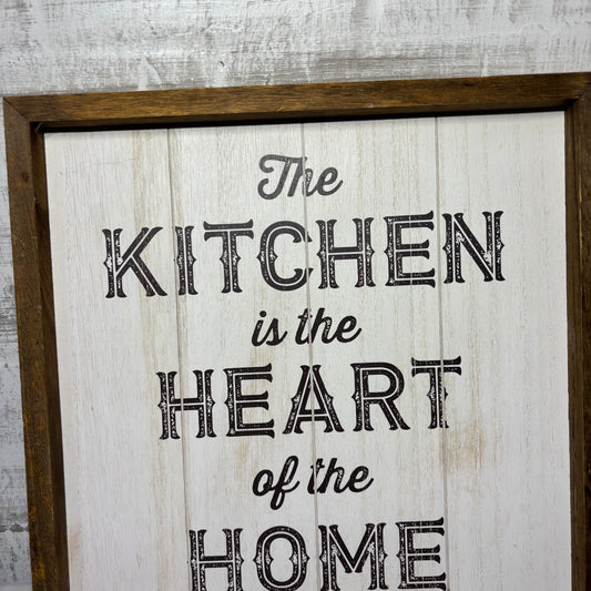 Farmhouse Kitchen Wall Decor “The Kitchen Is The Heart Of The Home”