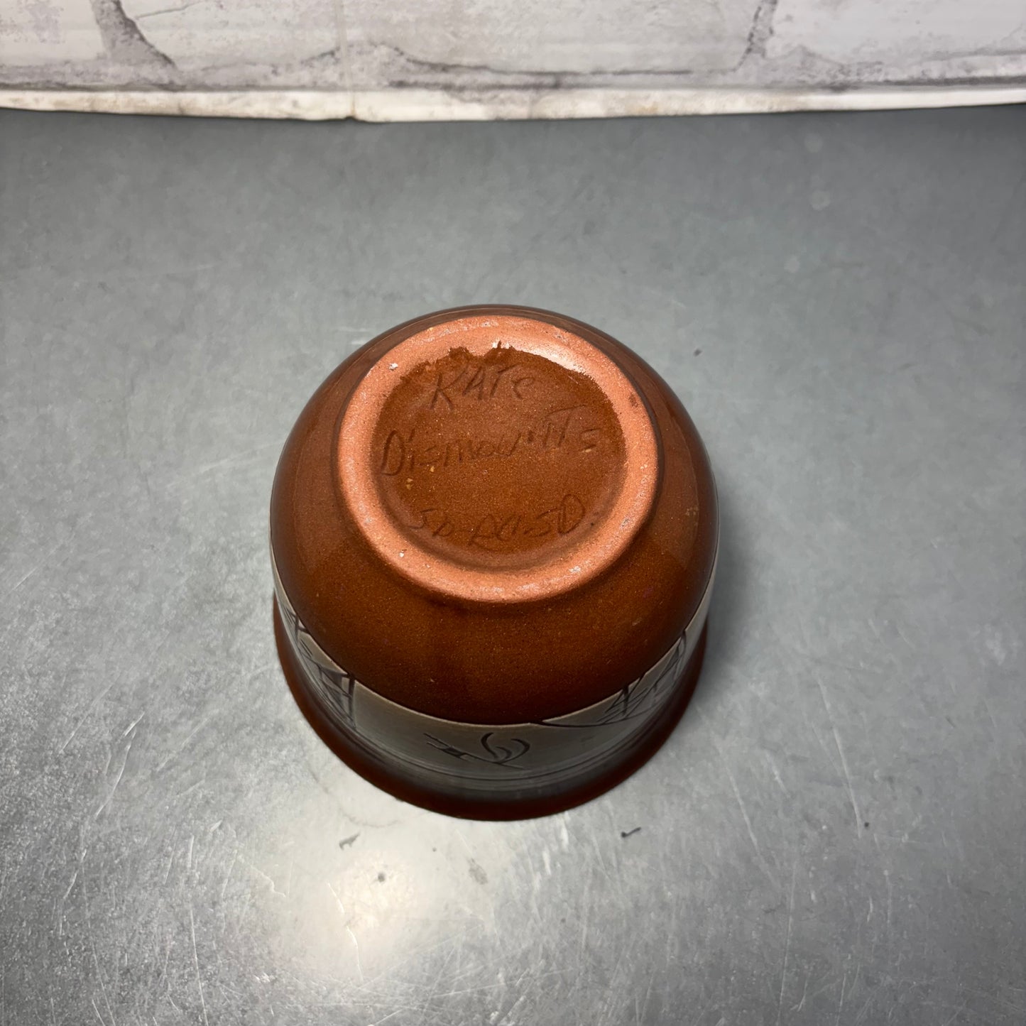 Vintage Native American Pottery Bowl