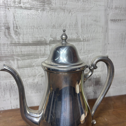 Vintage Silver-Plated Footed coffee/ Tea Pot
