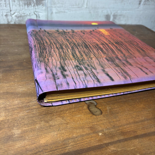Vintage Sunset Marsh Photo Album