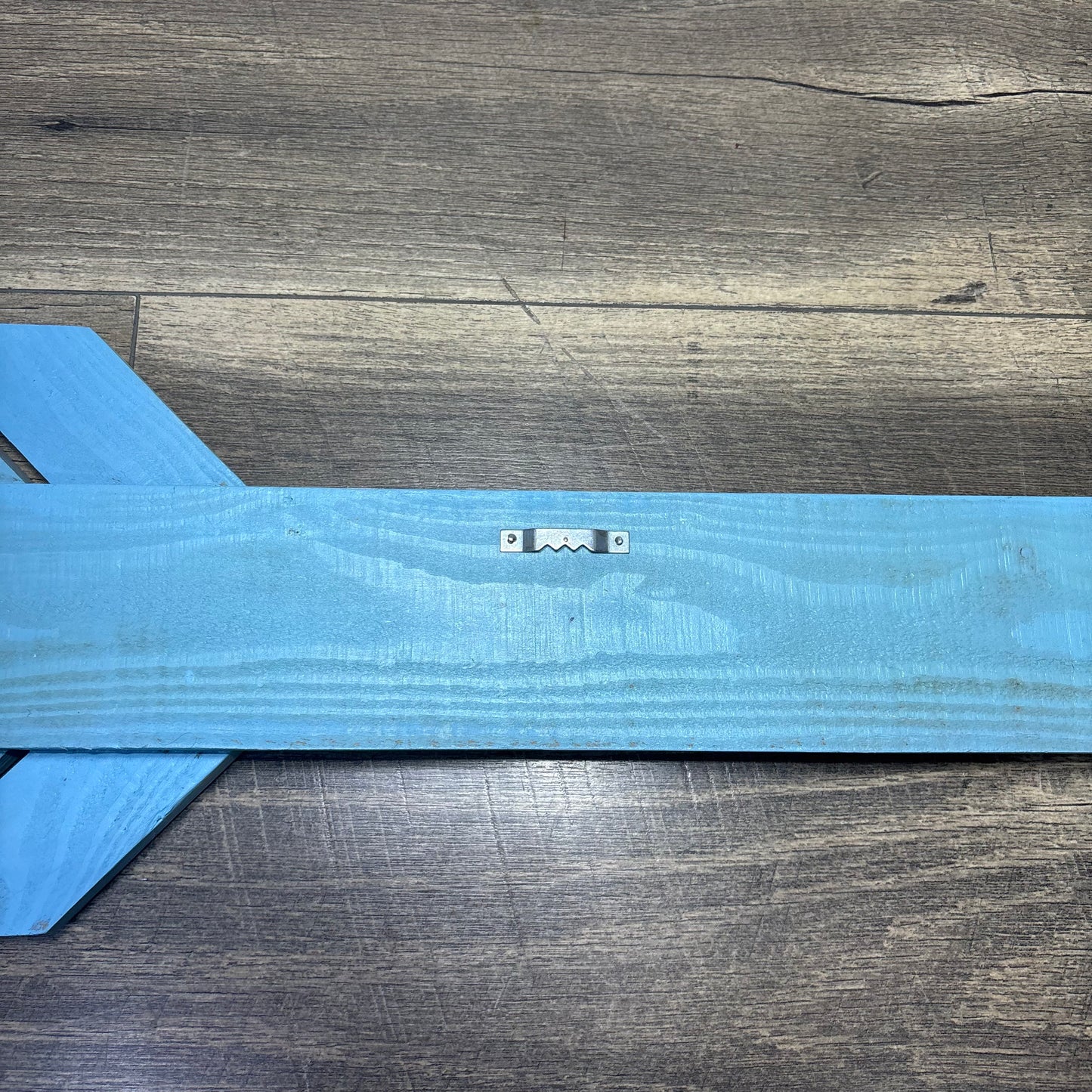 Large Rustic Light Blue Arrow Wall Decor