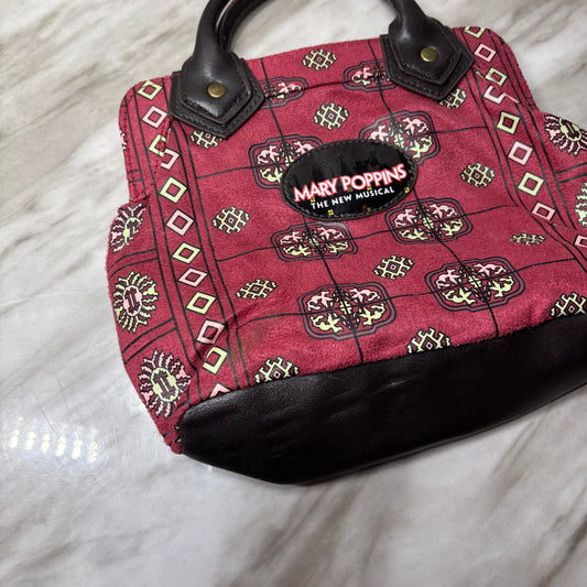 Mary Poppins Small Red Tapestry Handbag