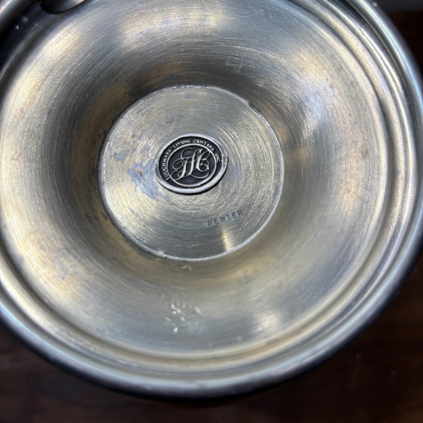 Vintage Touchmark Silverplated Pewter Baluster Vase